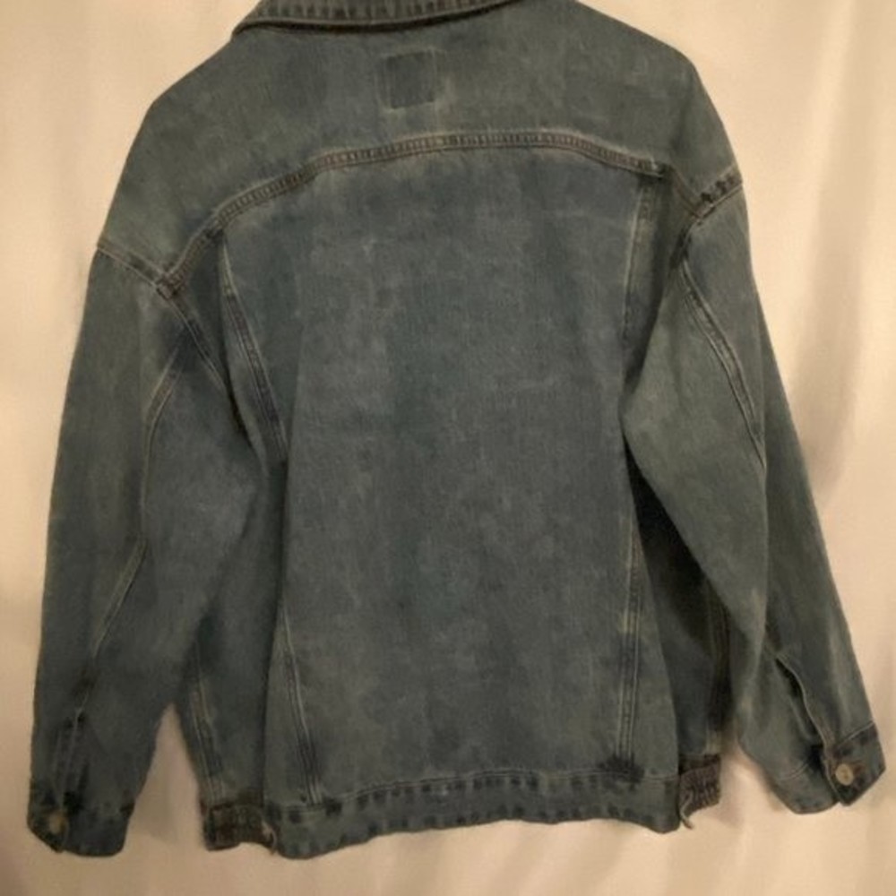 Wild Fable Woman's denim jacket metal button - L - Picture 5 of 7